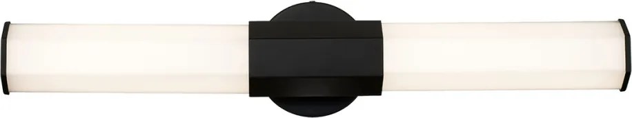Quintiesse FACET QN-FACET-LED2-BK-BATH Fali lámpa 2x12W/LED 3000k 2160LM IP44