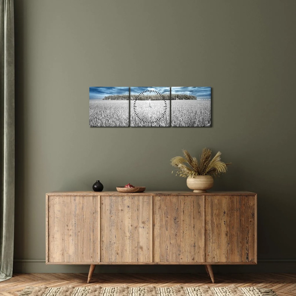A mező képe (órával) (90x30 cm)
