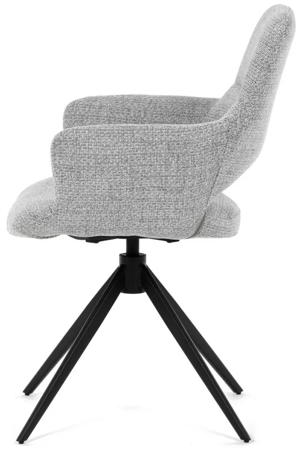 Elegáns Forgó Étkezőszék Szürke. 360°-ban forgatható.