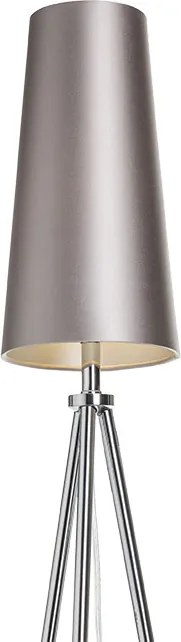 RENDL CONNY 15/30 asztali lámpaernyő Monaco galambszürke/ezüst PVC max. 23W