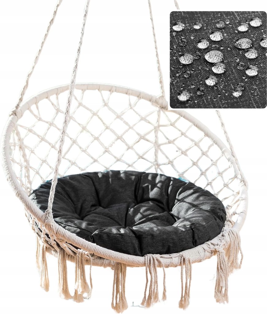 Gólyafészek párna kerti hintaszék lógó vízálló