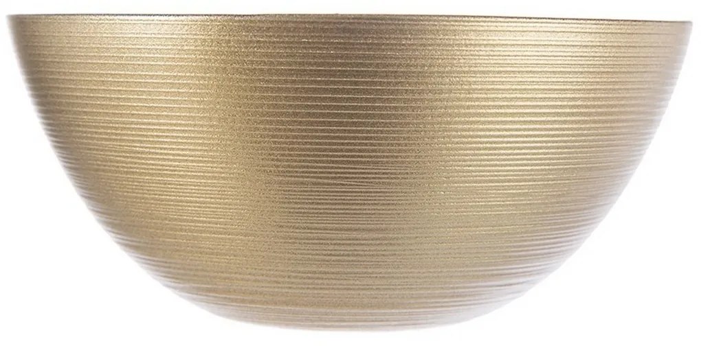 Orion Golden üvegtál, átmérő 21 cm, 21 cm átmérőjű