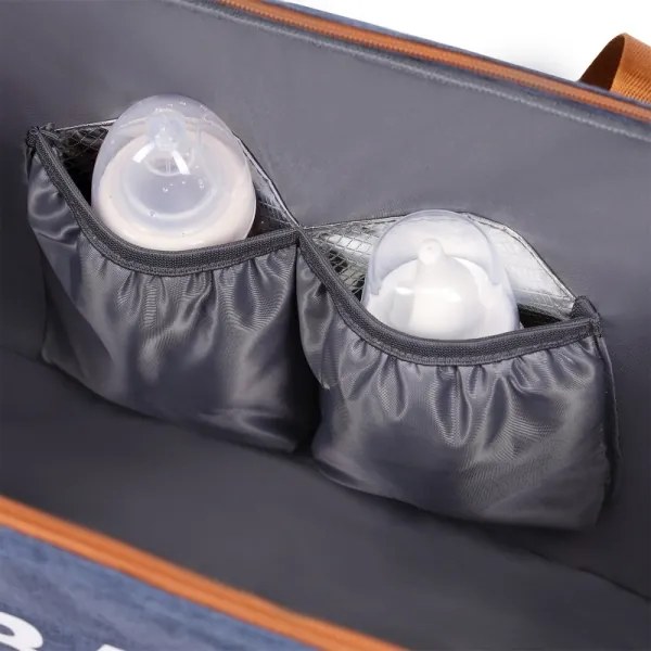 Lionelo - IDA pelenkázó táska babakocsihoz Blue Denim