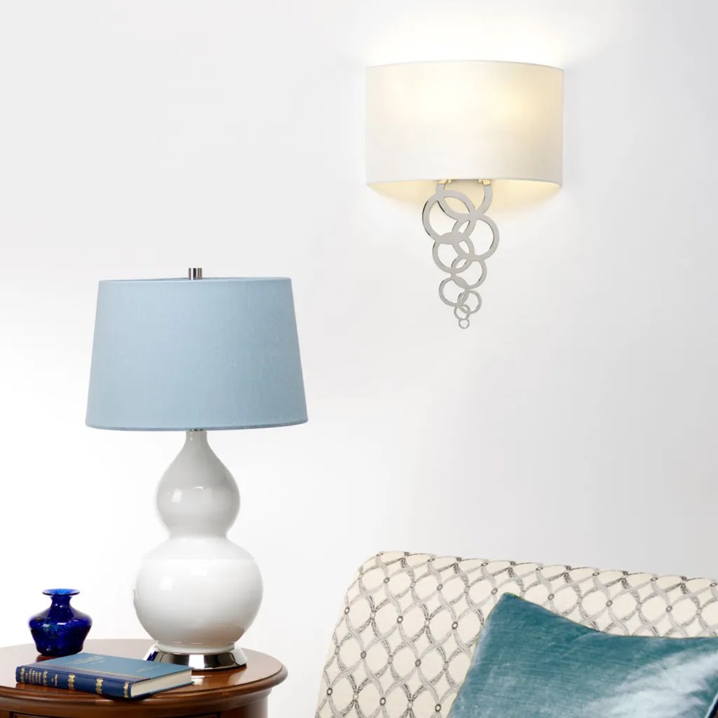 Elstead Lighting Curtis CURTIS-LARGE-PC Fali lámpa 2x60W/E27