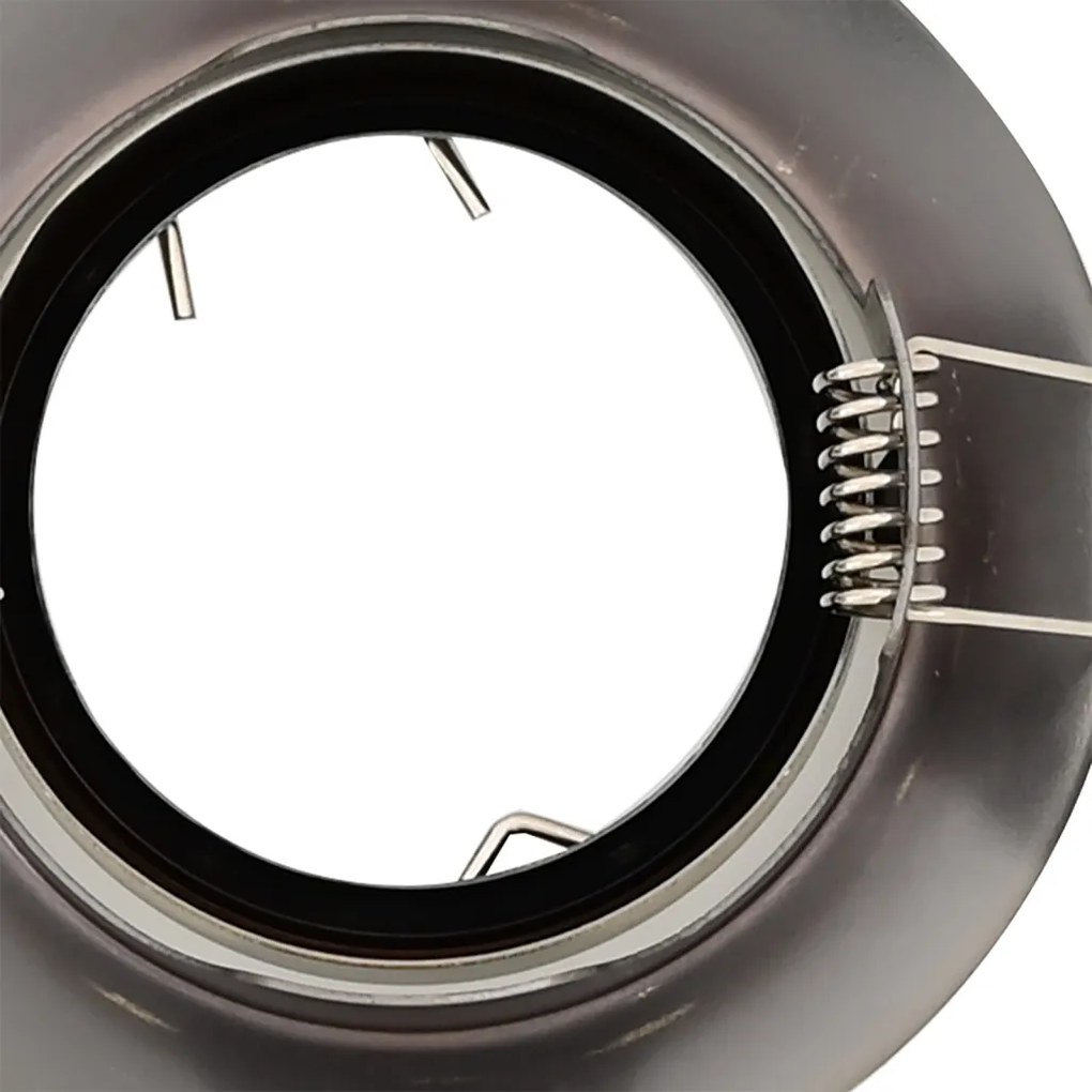 Recesszált Spotlámpák 6 db Kerek GU10 Sárgaréz Ø90 mm Acél