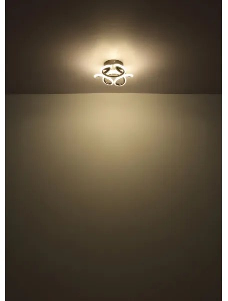 Globo 67386-24A - MELISAND LED mennyezeti lámpa 24W, 26 cm, fekete