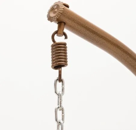 Világosbarna TROPIKAL függőszék állvánnyal