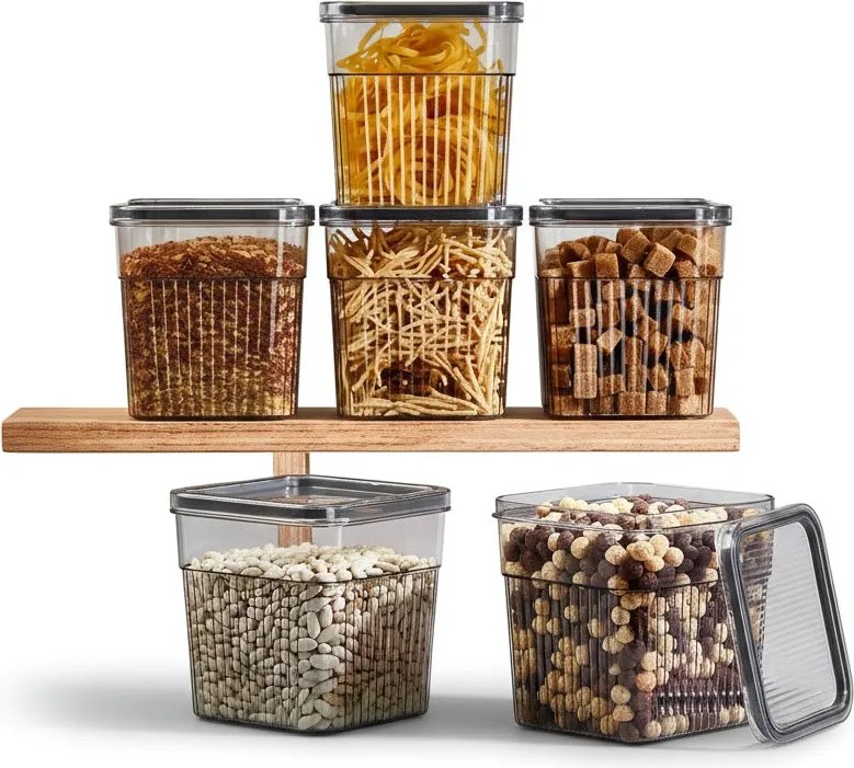 Ételtároló doboz készlet 6 db