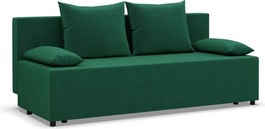 Nobu kanapé, bársony, zöld