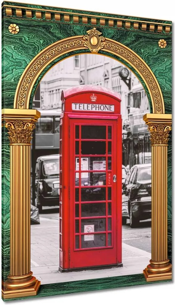 Festmények 80x120 London Fülke