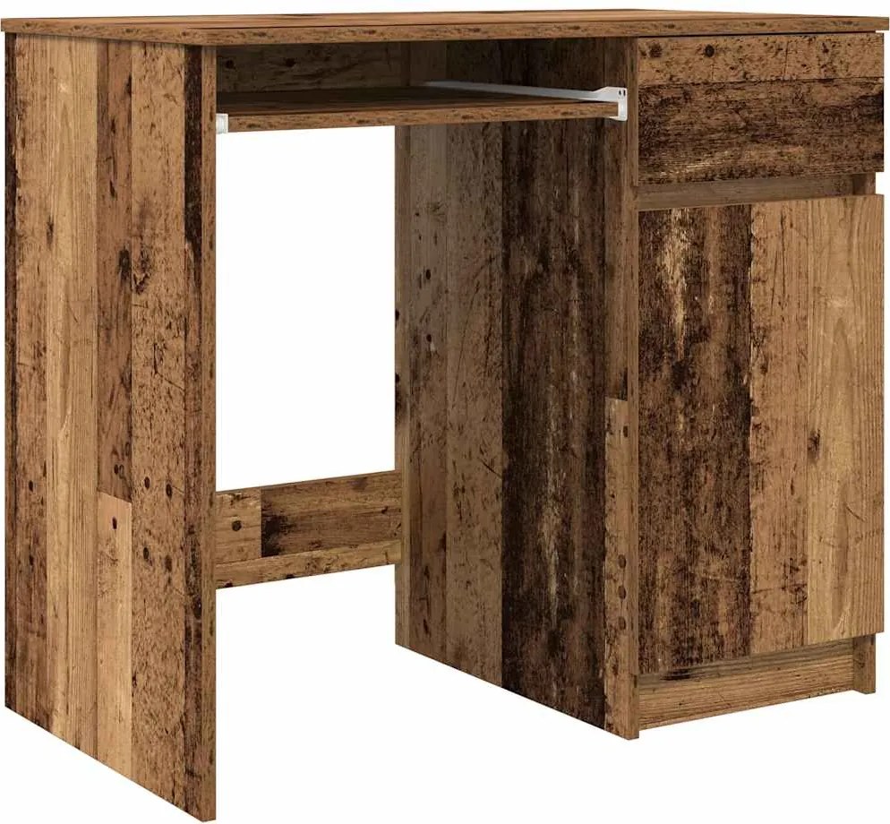 vidaXL antik fa szerelt fa íróasztal 86x49x76 cm