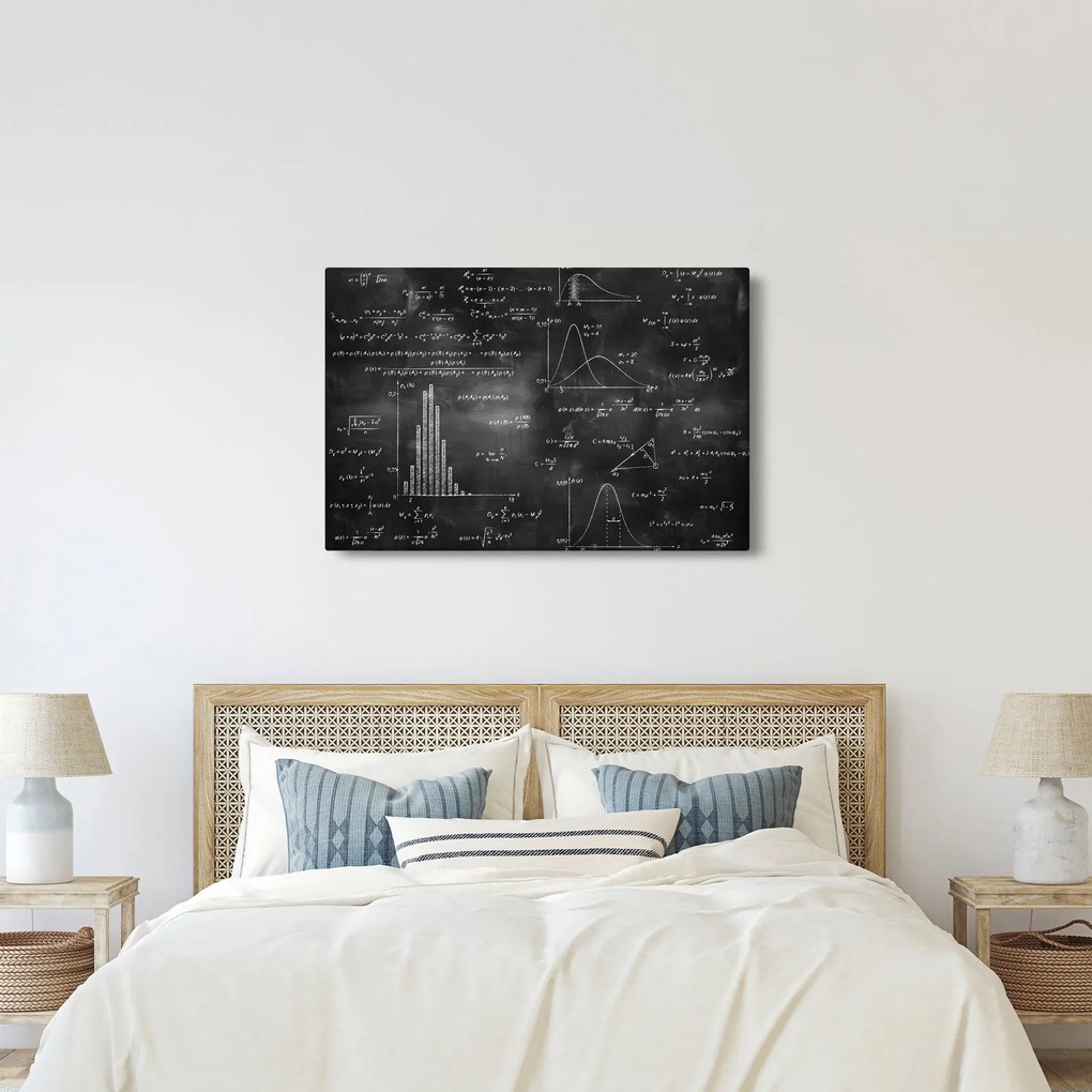 Kép - szerelem, számok (90x60 cm)