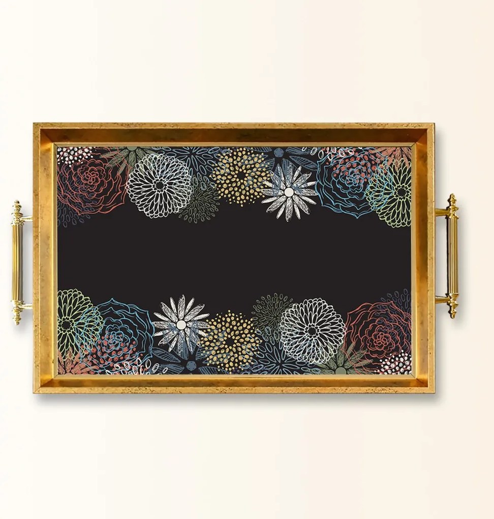 Üveg tálca, 38×24 cm – TPEA9792