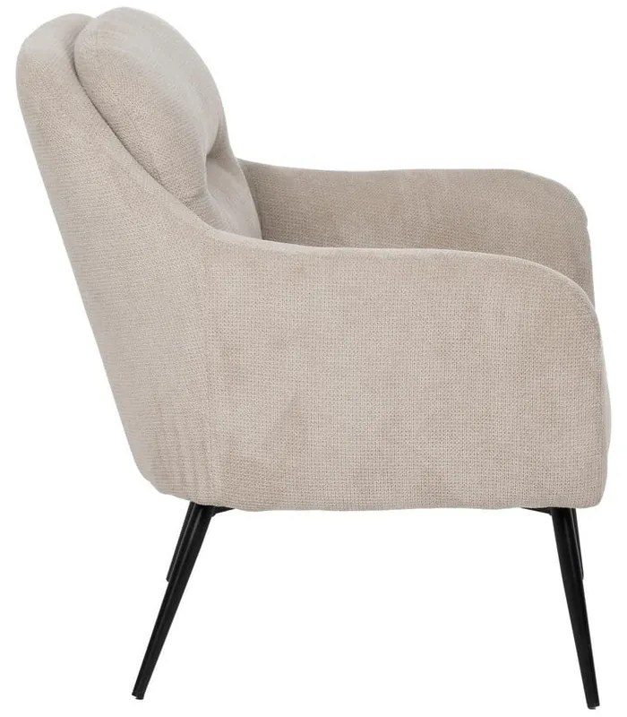 Bézs zsenília fotel Classic – Ixia