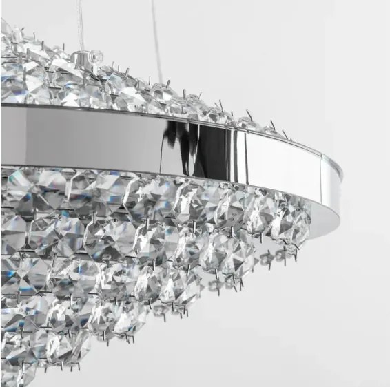MORETTI MO6363 DOME Króm Színű Függeszték LED 3000-4000-6000K IP20