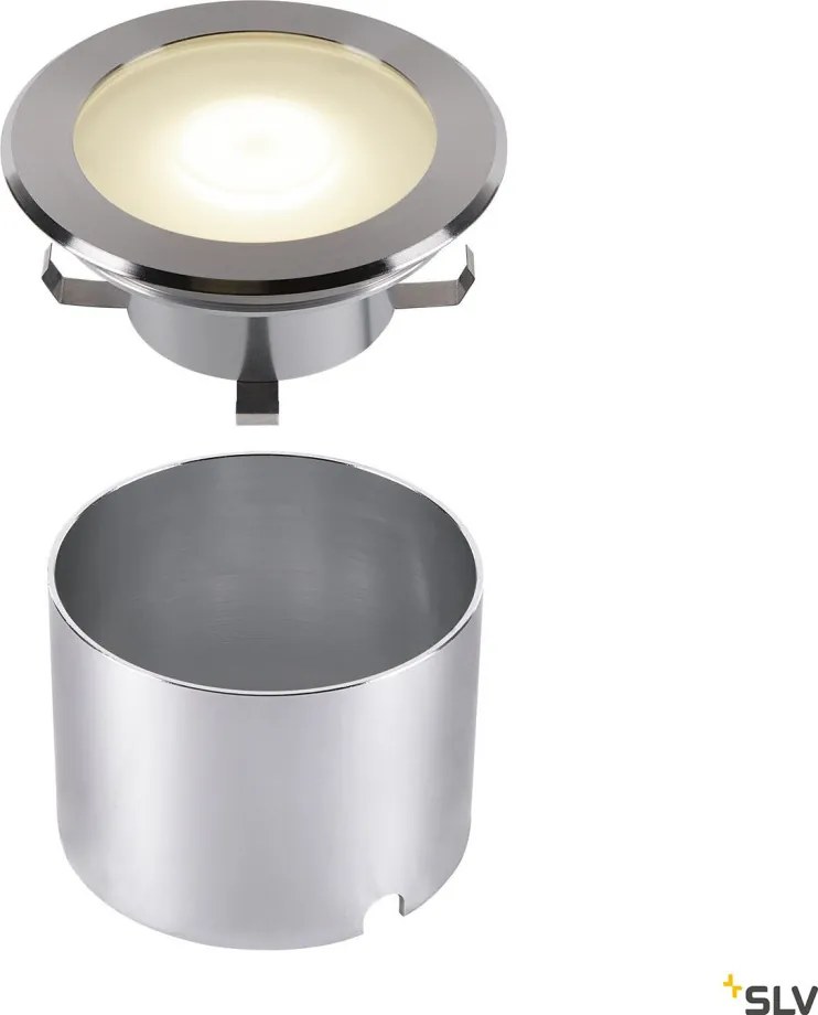 SLV 1006106 DASAR Kültéri Talajba Építhető Lámpa Rozsdamentes acél LED IP65