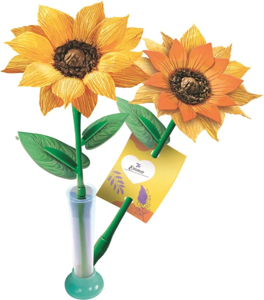 Virágkészítő szett Sunflowers 2 db-os Clementoni