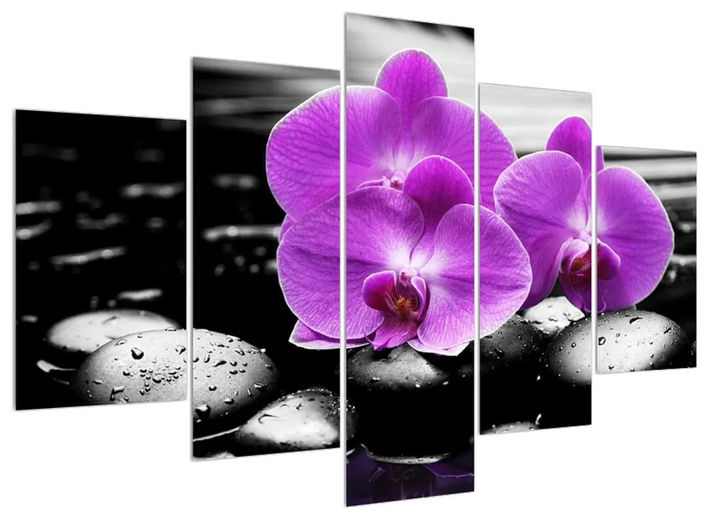 Orchidea virágok képe (150x105 cm)