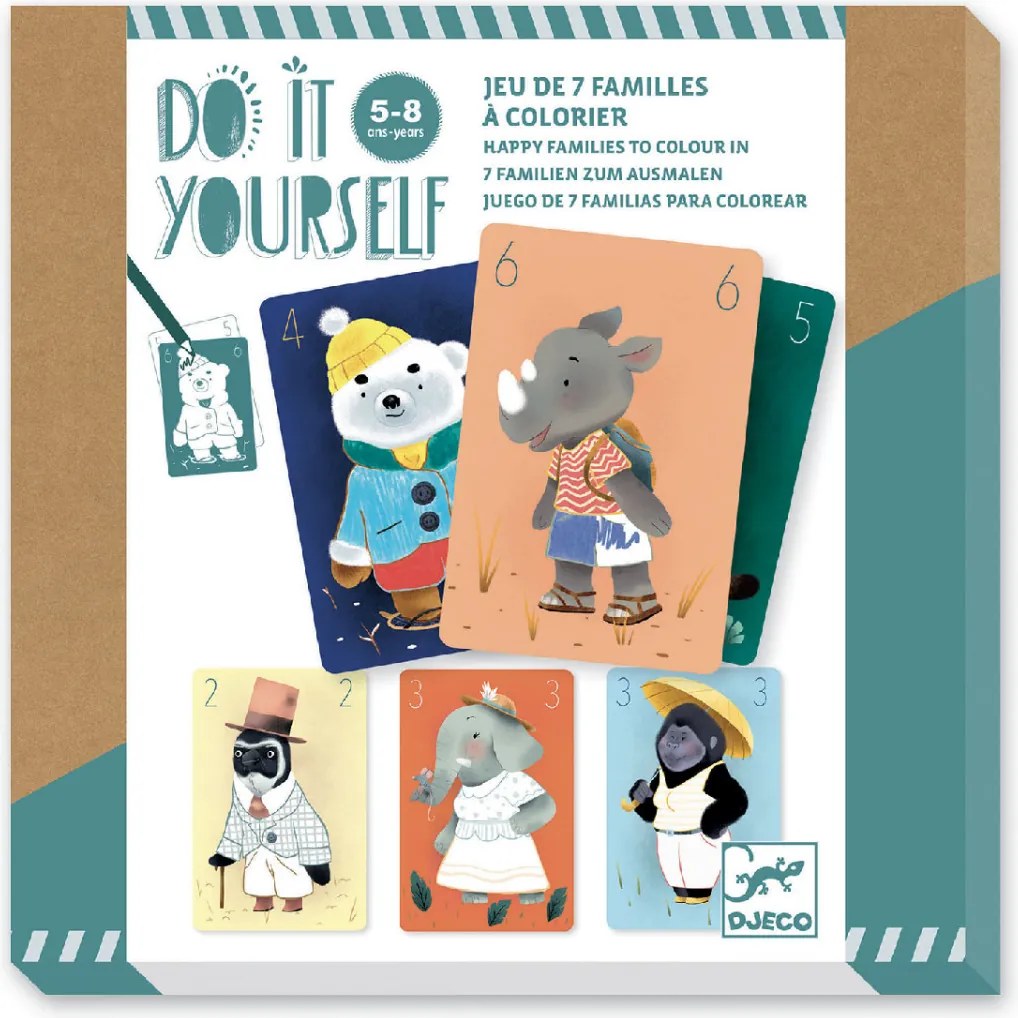 Készítsd magad! - Családgyűjtő kártyajáték - Creature chic - FSC MIX