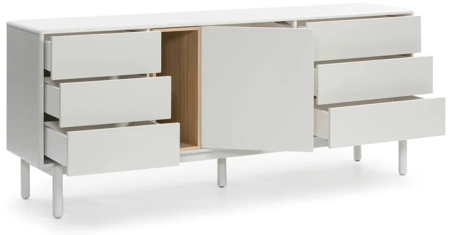 Krémszínű komód 180x76x40 cm Corvo – Teulat