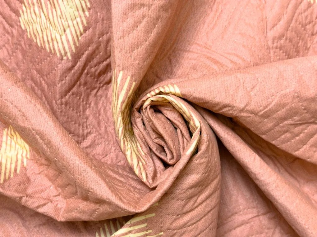 Ágytakaró ORANGE HEART, rózsaszín Méret: 170 x 210 cm