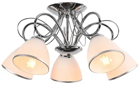 Brilagi - Felületre szerelt csillár FRED 5xE27/60W/230V átm. 59 cm fényes króm