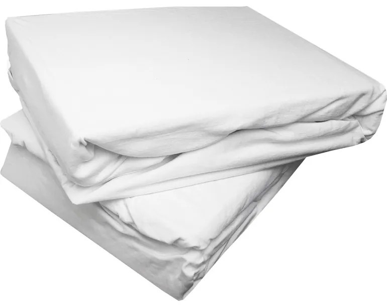 EMI fehér szupersztreccs lepedő, 90x200-as lap