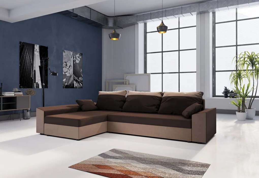 PAMELA ágyázható sarok ülőgarnitúra, 243x85x139, mikrofázis 20/05, bal