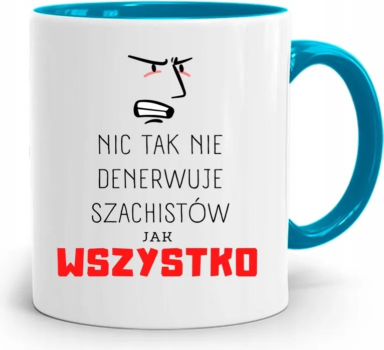 Sakkozó Bögre Kék Születésnapi Ajándék fényképes nyomtatással