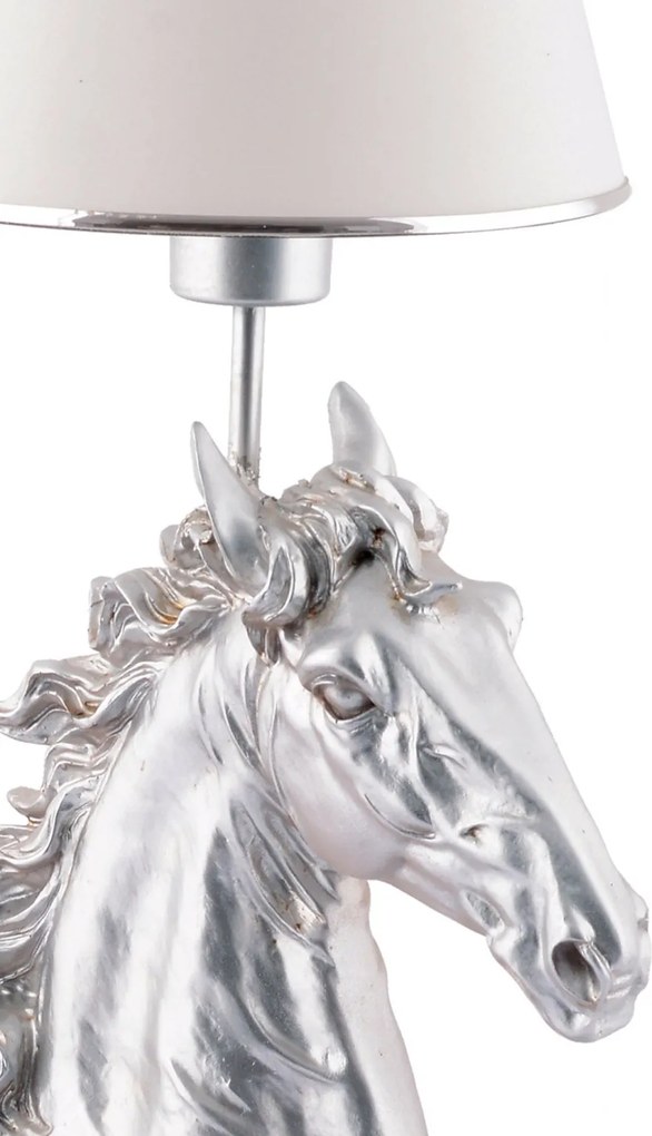Horse - White, Silver