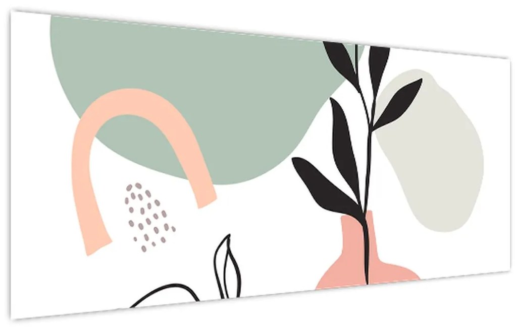 Kép - Virágok vázában N⁰3 (120x50 cm)