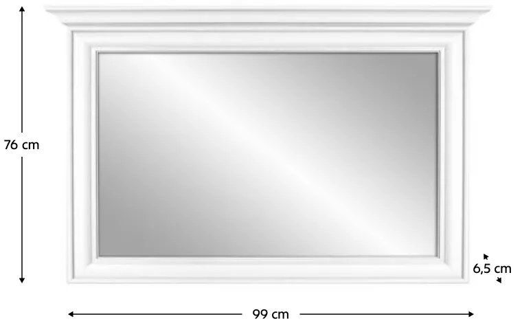 KENTAK LUS90 tükör, alpesi fehér