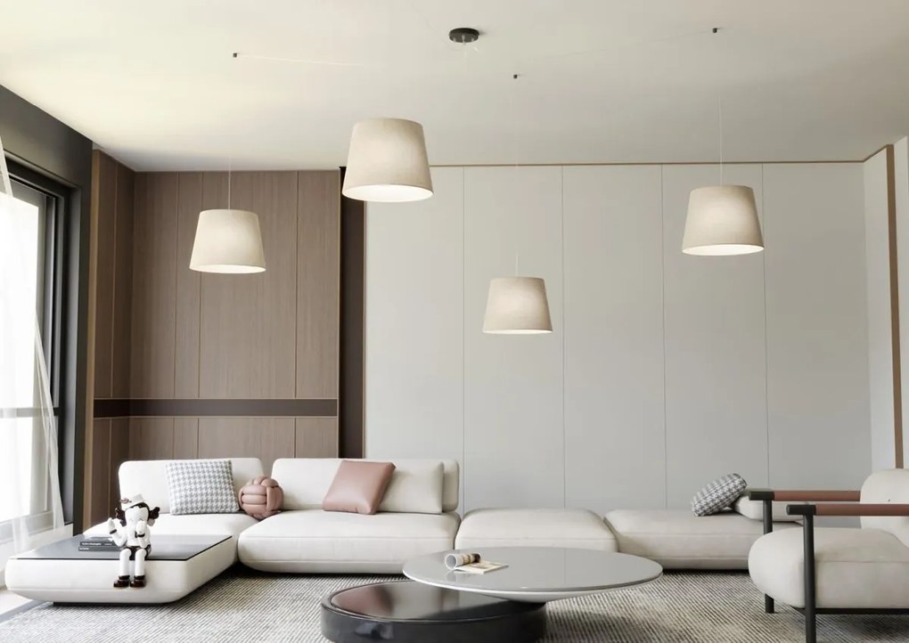 Emibig modern függeszték ascot bézs fekete emi1423/4