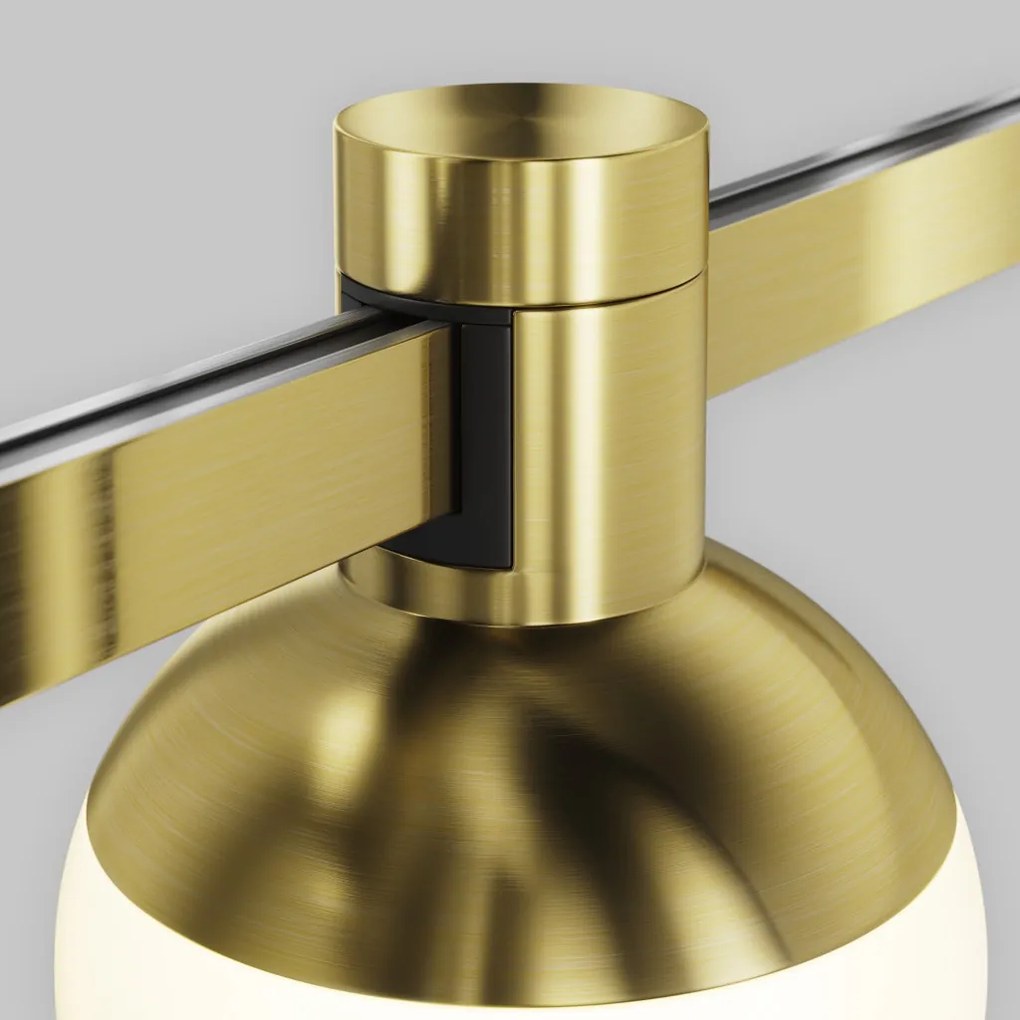 TR149-1-5W2.7K-BS-DE Luna Alumínium Sín lámpafej Sárgaréz Színű LED 5 W 2700 Kelvin 250 Lumen IP20
