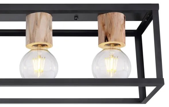 Globo 15476-4D - Mennyezeti lámpa HAGAR 4xE27/60W/230V