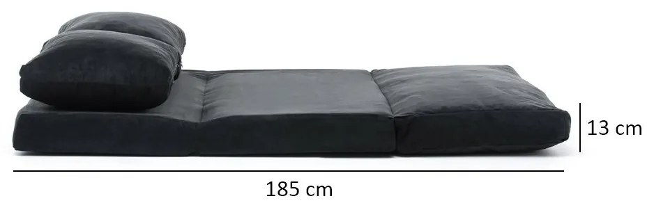 Kanapéágy Taida Fekete