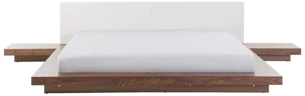 Franciaágy 180 cm ZEPHYRE (ágyráccsal) (barna). 1007566
