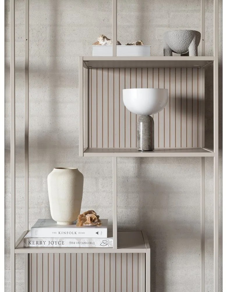 Szürke könyvespolc 77x185x35 cm Seaford – Actona
