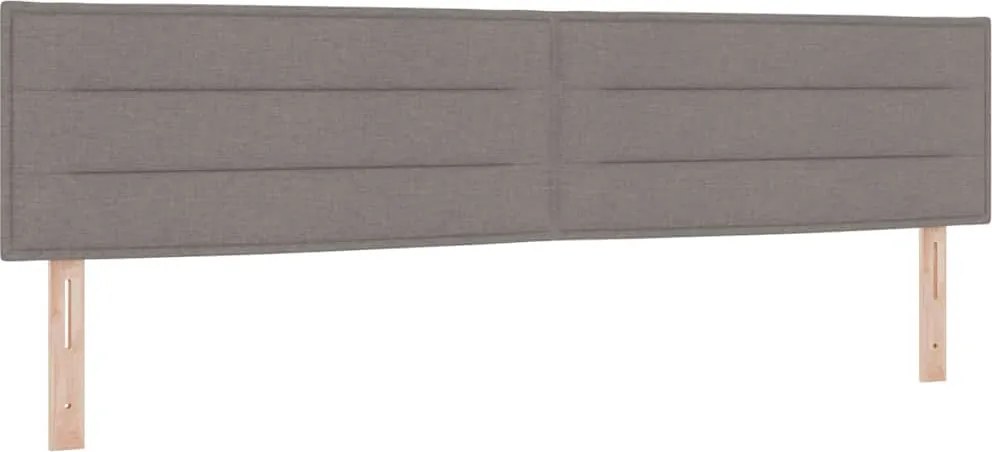 vidaXL Fejtámla Tópszínű 200 cm szövet