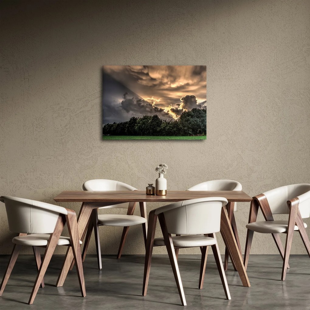 A felhők és az erdő képe (70x50 cm)