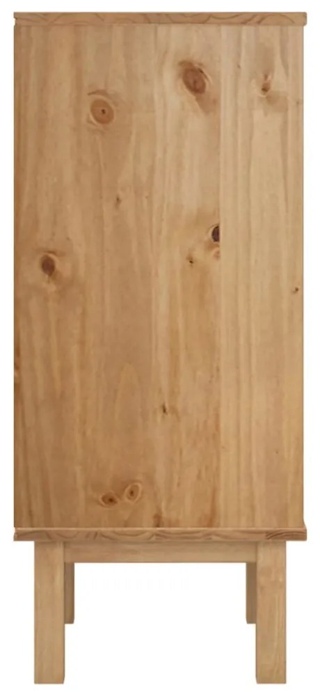 OTTA tömör fenyőfa fiókos szekrény 76,5 x 39,5 x 90 cm