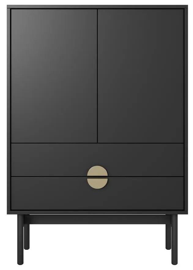 Komód Stellia S8  (fekete). 1099074