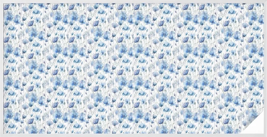 Szélvédőfólia Ablak Adatvédelem Virágok akvarell 200x100