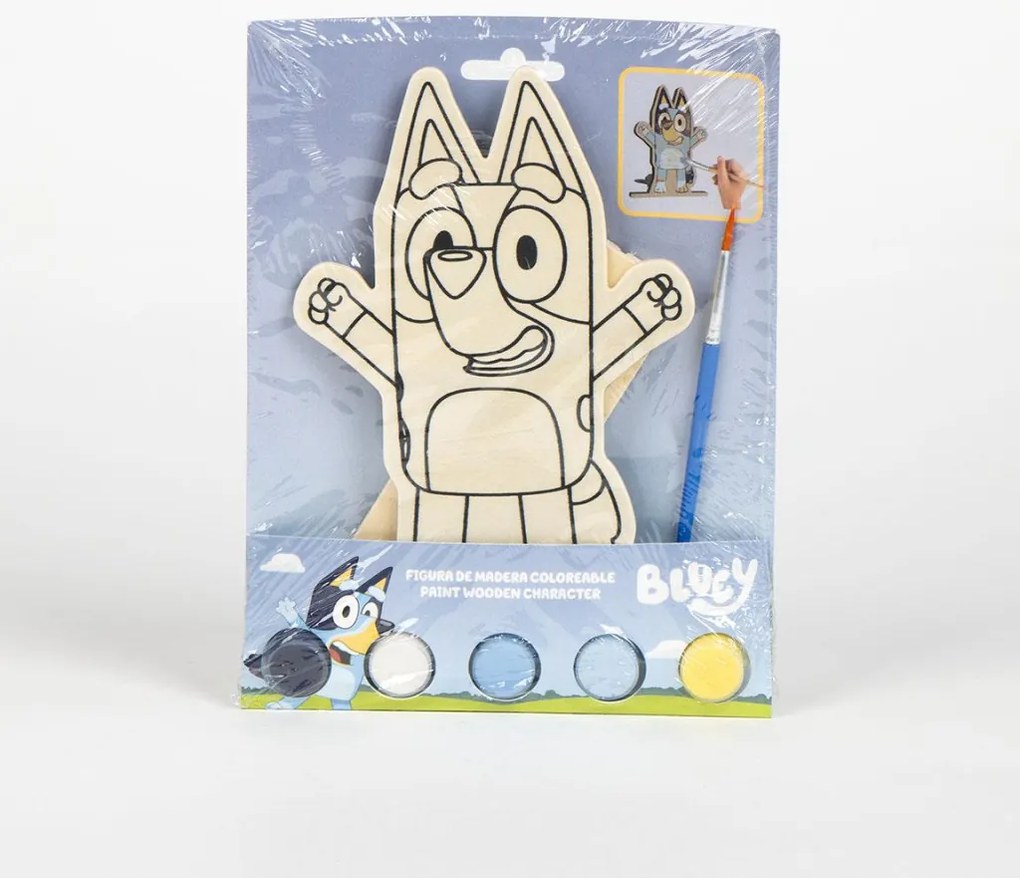 Bluey Fun festhető fa figura