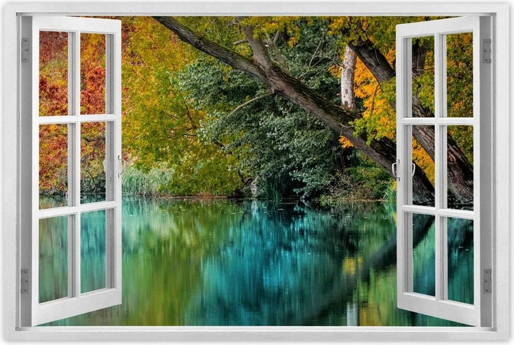 Poszterek 60x40 Őszi táj Folyó