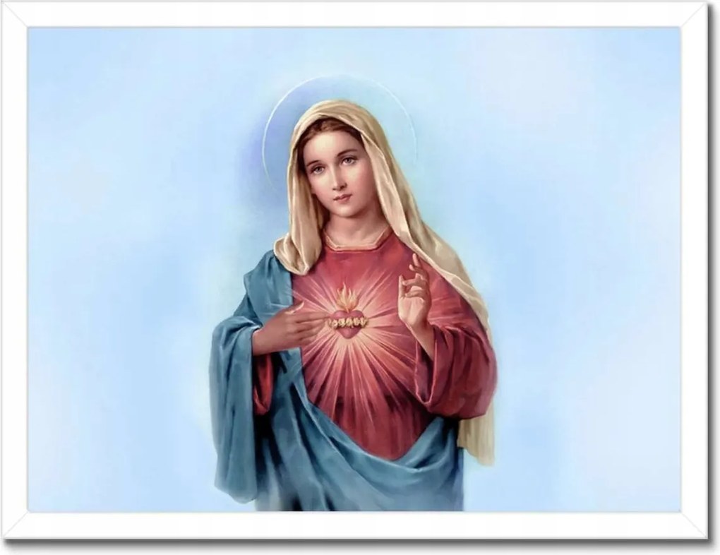 Poszterek keretben 40x30 Szűz Mária