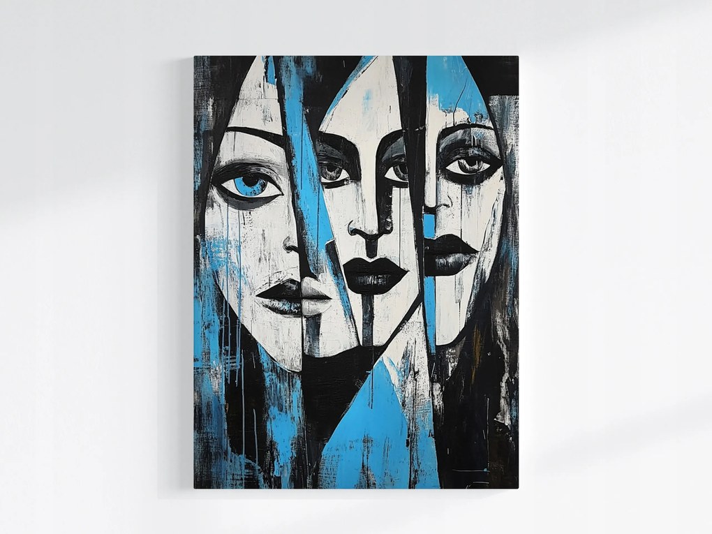 Canvas Vászonkép Absztrakt Portré Arc Modern Art Urban 75x100