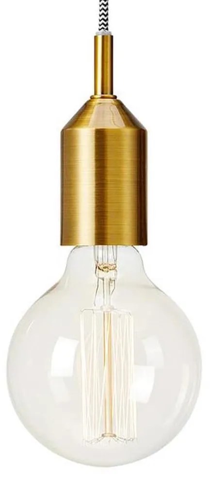 Markslöjd 108098 - Csillár zsinóron BRONX 1xE27/60W/230V bronz