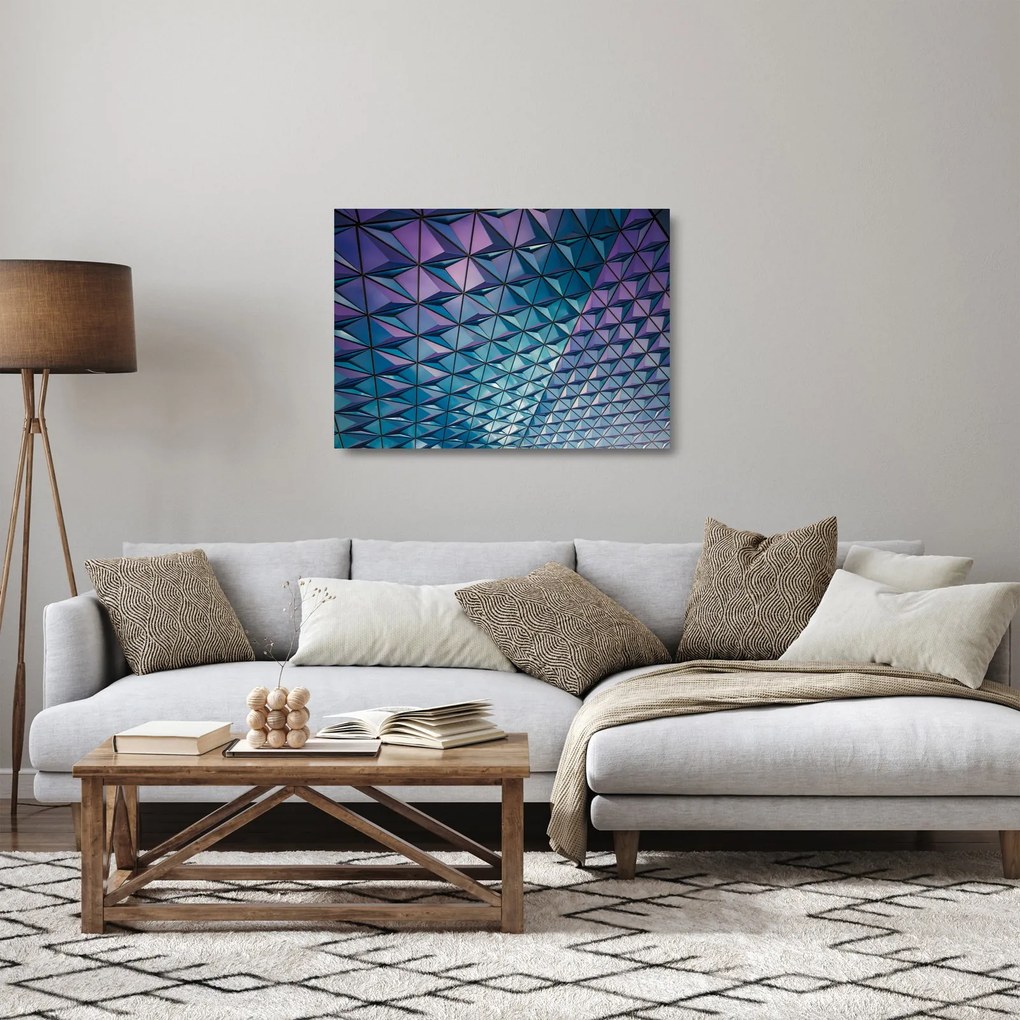 Kép-szín struktúra (üvegen) (70x50 cm)
