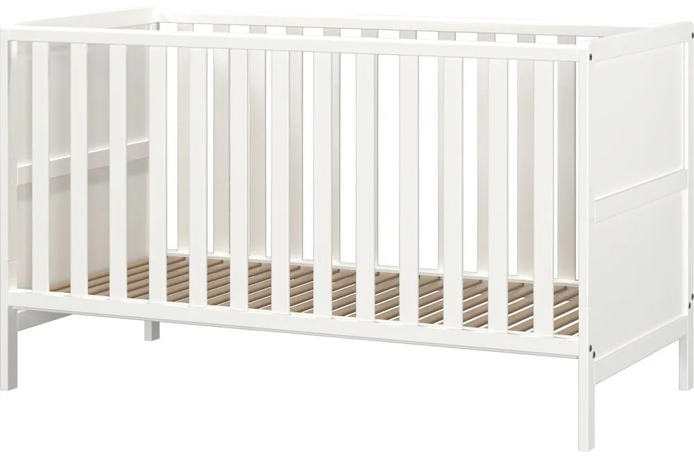 Fehér tömörfa babaágy 70x140 cm Alkmaar – Germania